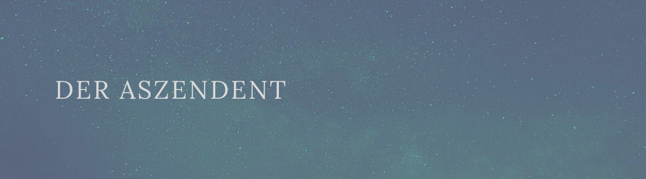 Der Aszendent - astrogramm